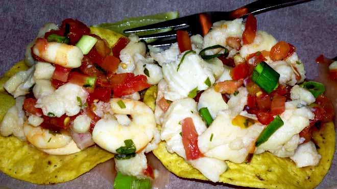 Ceviche Tostada