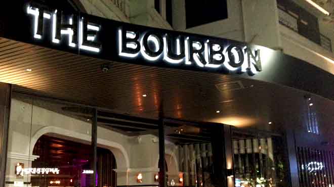 Bourbon Sign