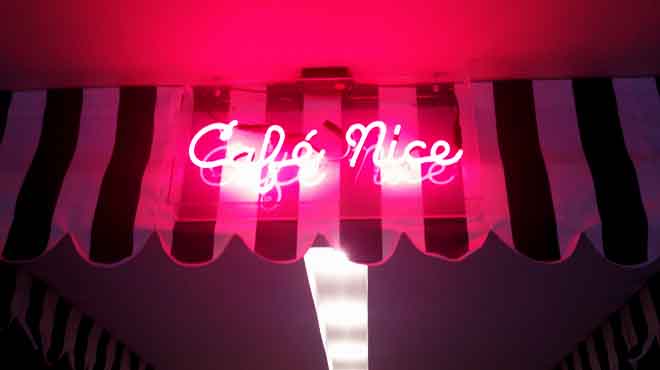 Cafe Nice Neon Sign