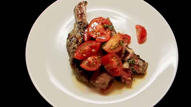 Tagliata with Tomato