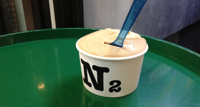 Caramel Gelato with a Hint of Bourbon