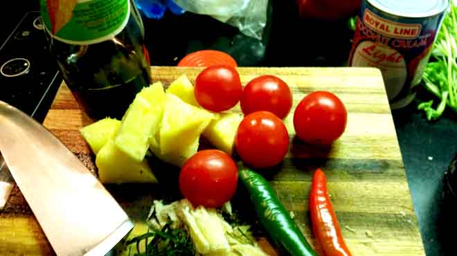 Red Duck Curry Ingredients