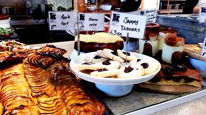 Jammy Dodgers and French Apple Tart