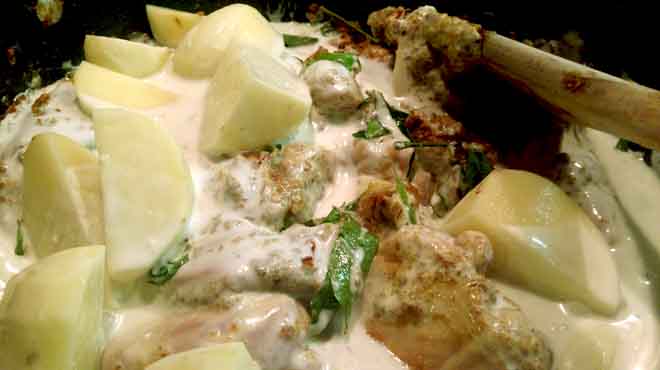 Nonya Curry with Coconut Milk and Potato