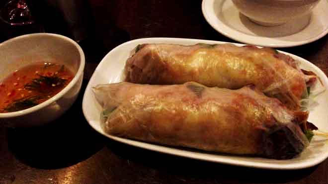 Duck & Prawn Pancakes